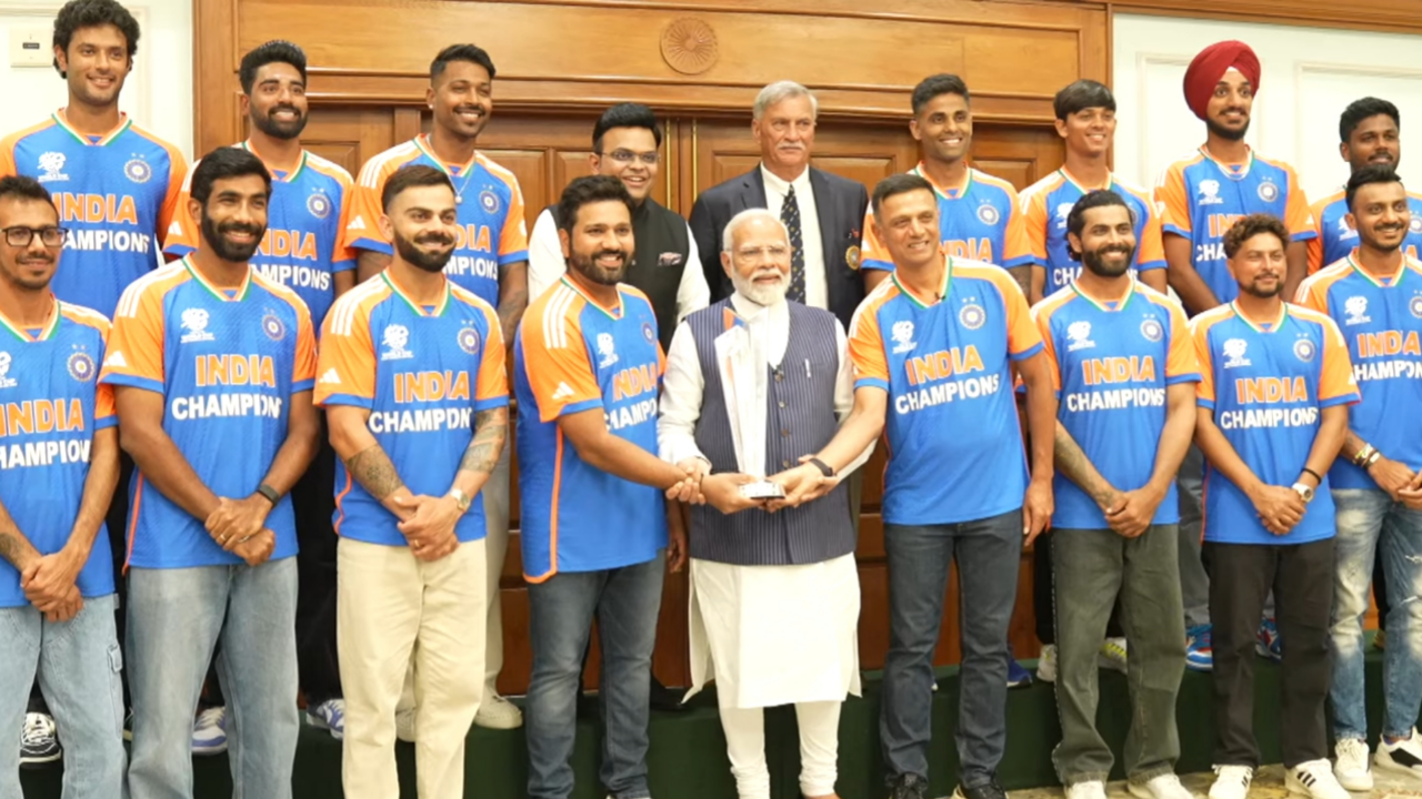 PM Modi T20 World Cup champions interaction