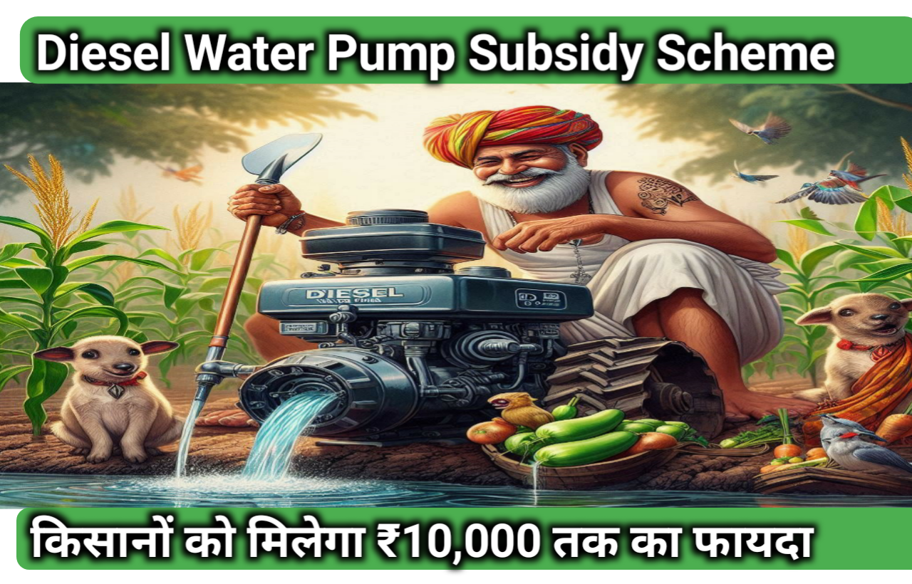 Diesel Water Pump Subsidy Scheme - Farmers will get benefit up to ₹ 10,000